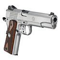 Ruger SR1911, 45 ACP, Novak Sights, SS, Wood Grips - Image 3