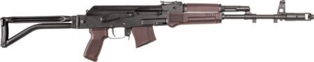 Arsenal SAM7SF 7.62x39, 16.33" Threaded Barrel, Black, Plum Furniture, 10rd