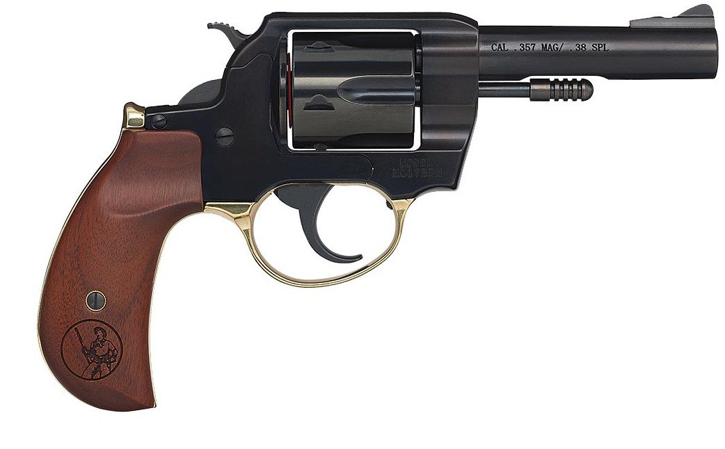 Henry Big Boy 38 Spl/357 Mag, 4" Barrel, Blued, Birdshead Grips, 6rd
