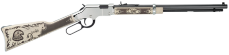 Henry Golden Boy American Eagle 22 S/L/LR, 20" Barrel, Ivory Color Stock, Nickel Rec, 21rd