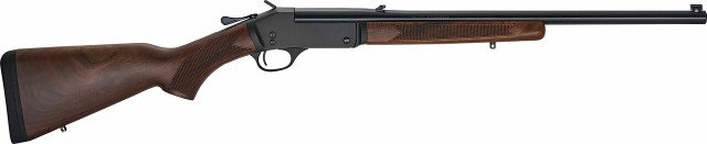 Henry Single Shot 360 Buckhammer, 22" Barrel, Walnut Furniture, Black Barrel/Rec, 1rd