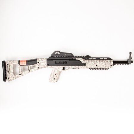 Hi-Point 9TS Money Edition 9mm, 16.5" Threaded Barrel, Hydro-Dipped $100 Bill Finish, Black Rec, 10rd