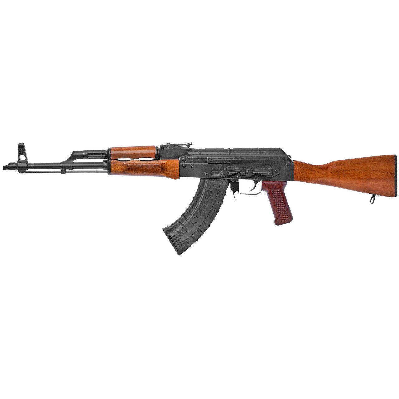 Riley RAK Classical AK47 7.62x39mm 16.25" Barrel, Heat-Treated Mil-Spec Stamped Receiver, Teak Butt Stock, Bakelite Pistol Grip, 30 Rd - Image 3