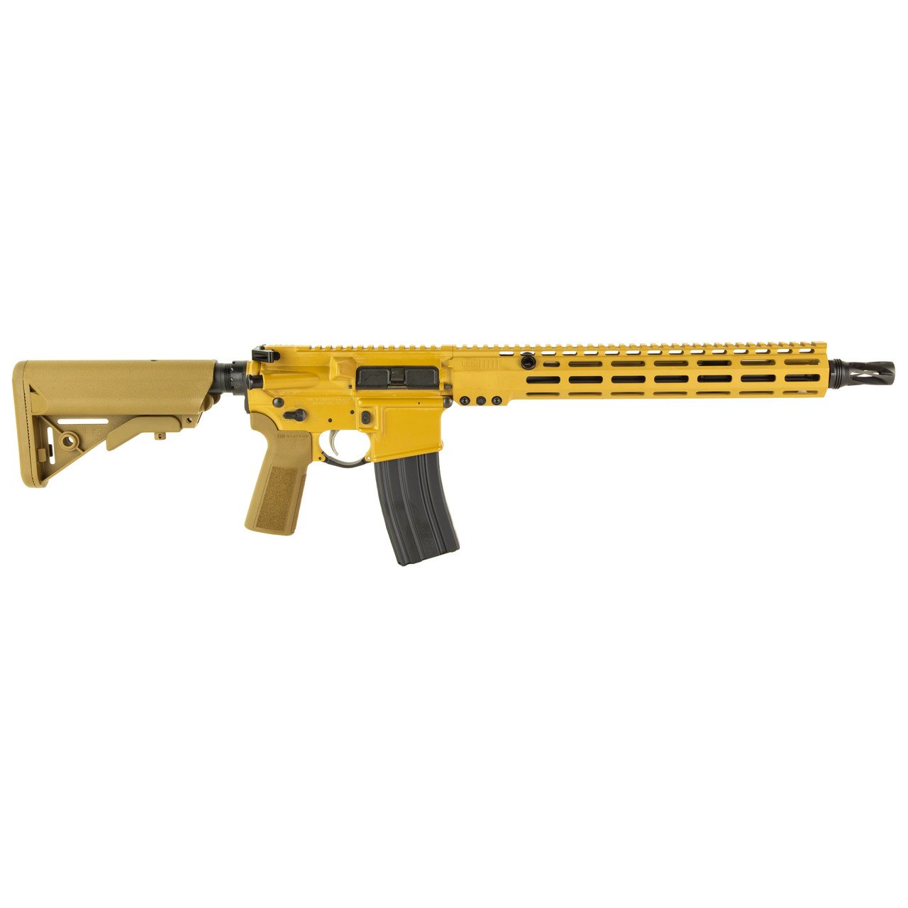 Sons of LIberty SCALPER 223 Remington/5.56x45mm, 13.9" Pinned Barrel, Coyote, HUXWRX XL Muzzle Device, 30rd